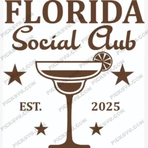 Florida Social Club Est 2025 SVG