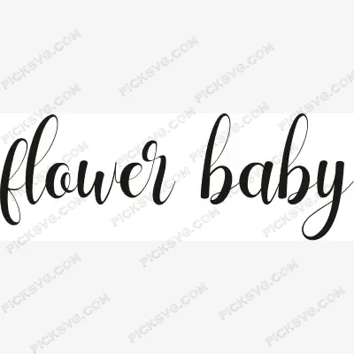 Flower Baby SVG PickSVG Flower Baby SVG PickSVG