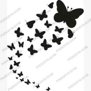 Flying Butterflies SVG PickSVG