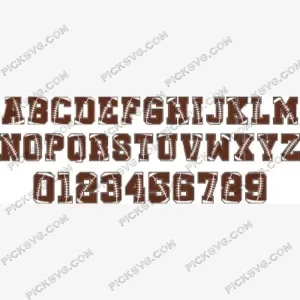 Football Font SVG PickSVG
