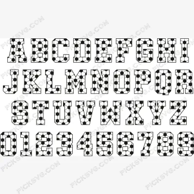 Football Font SVGPickSVG Football Font SVG PickSVG