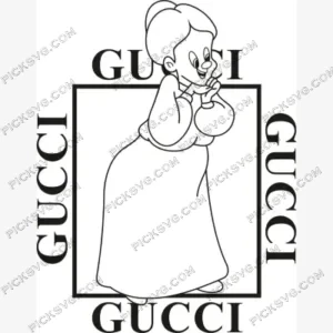 Granny Gucci Black SVG PickSVG