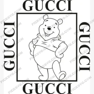 Gucci Pooh Black SVG PickSVG