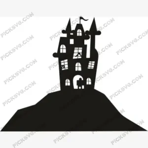 Haunted House Halloween SVG PickSVG