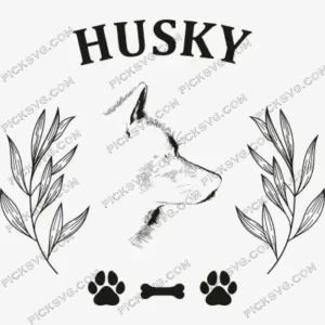 Husky Dog SVG PickSVG