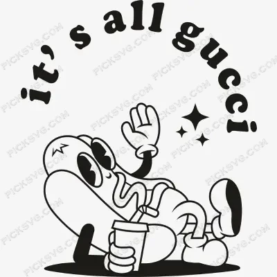 It S All Gucci Unisex Sweatshirt Black SVG PickSVG It S All Gucci Unisex Sweatshirt Black SVG PickSVG