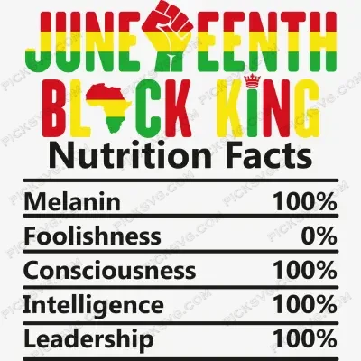 JuneTeenth Black King SVG PickSVG JuneTeenth Black King SVG PickSVG