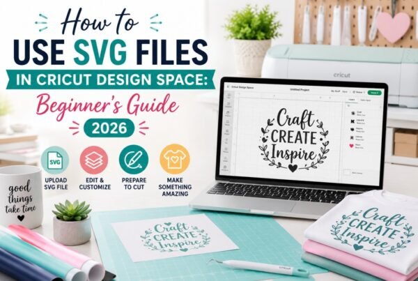 How to Use SVG Files in Cricut Design Space Beginner’s Guide 2026