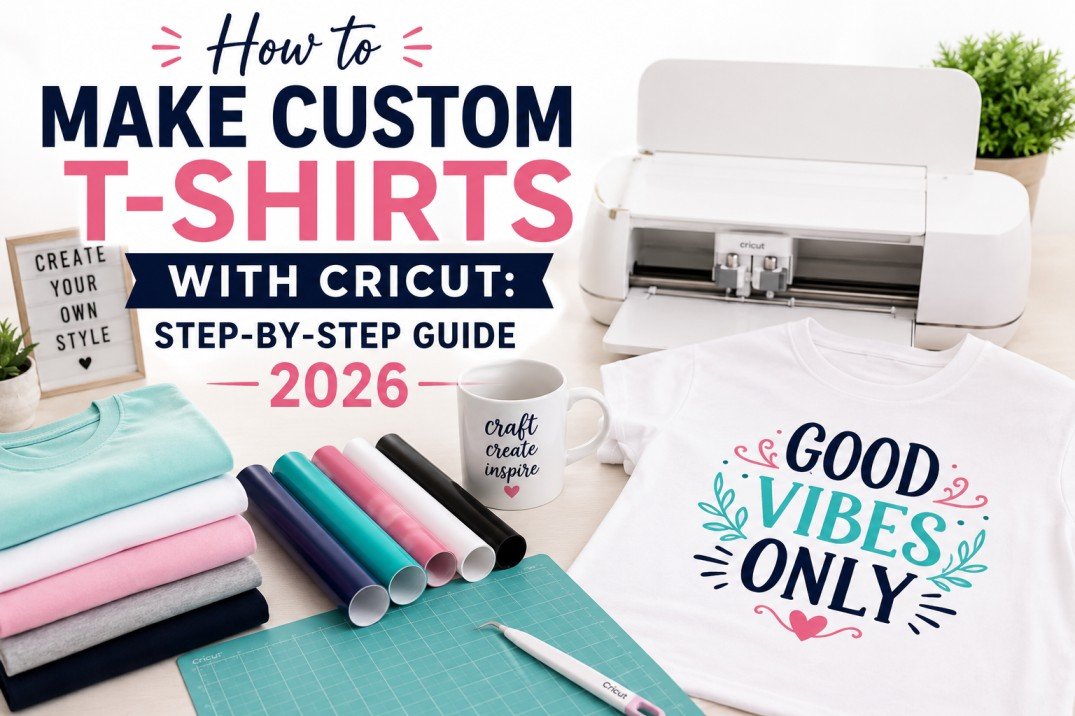 How to make custom t-shirts with Cricut using SVG files and iron-on vinyl - step-by-step guide 2026 by PickSVG.com