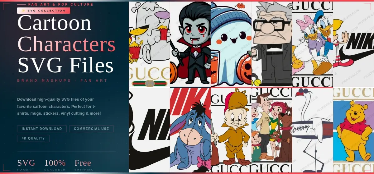 Cartoon Characters Svg
