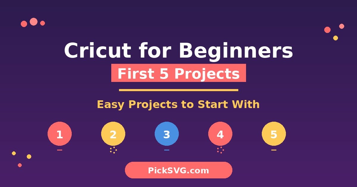 Cricut for beginners - 5 easy first projects including vinyl decals, greeting cards, iron-on shirts, labels and home decor signs