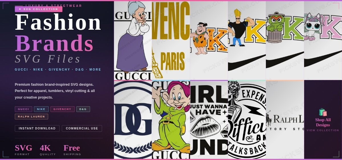 Fashion Brands SVG
