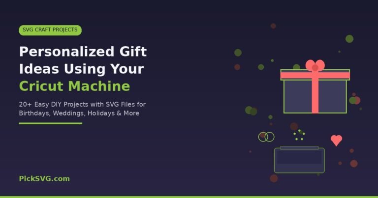 Personalized gift ideas Cricut machine - 20+ easy DIY projects with SVG files