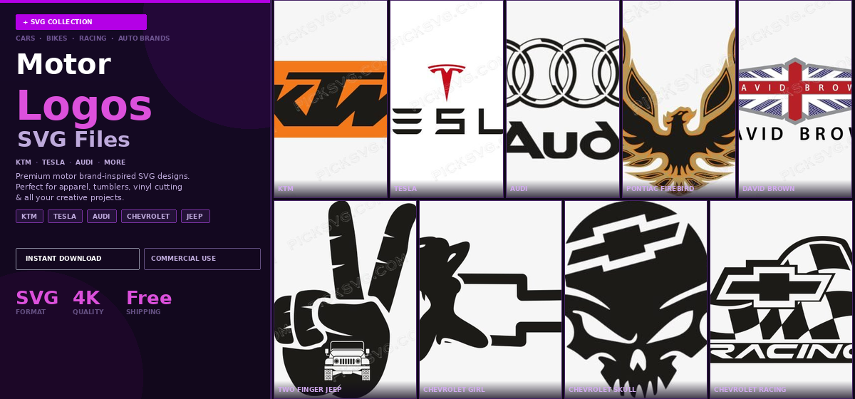 Motor logos SVG
